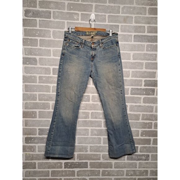 Abercrombie & Fitch Womens Stretch Jeans Straigh Leg  Mid Raise Size 8‎ R - Picture 1 of 9